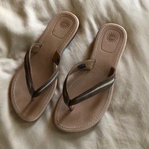 Ugg size 8 brown sandals.